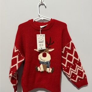 ZARA NWT 4T Holiday Sweater